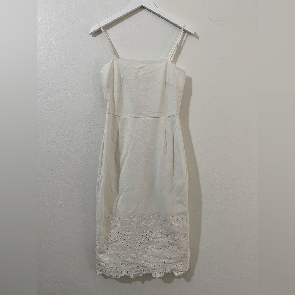Midi White Dress